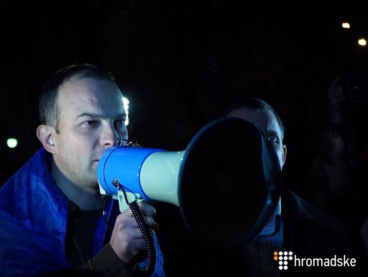 ﻿"Київ, вставай!" Мітингувальники прийшли під Адміністрацію Президента