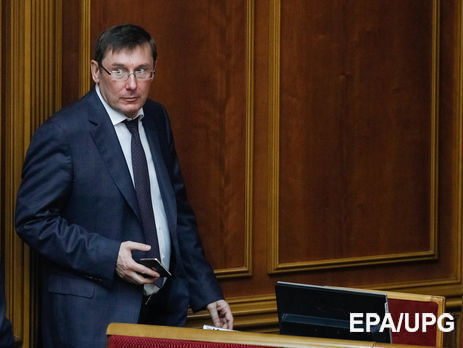 Луценко заявил, что не исключает представления ГПУ на снятие неприкосновенности с нардепа Егора Соболева