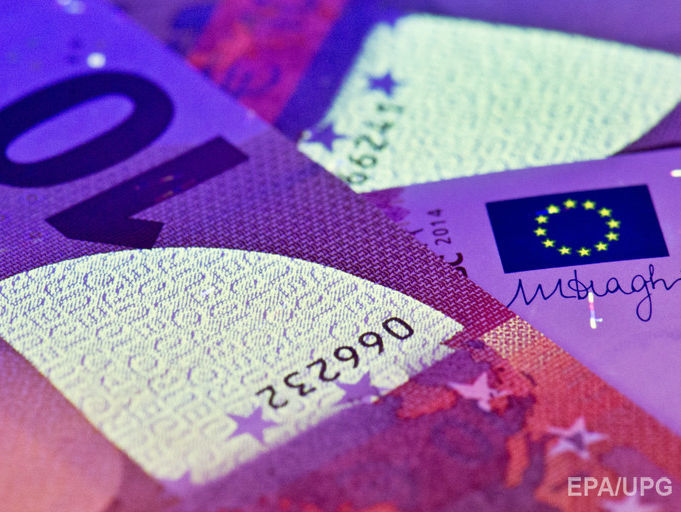 Курс гривны к евро упал до 31,55 грн/€