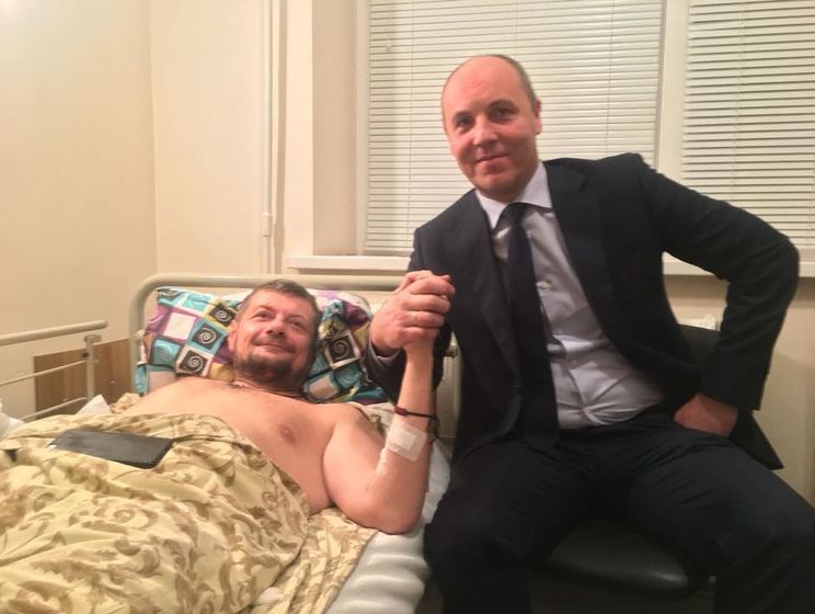 ﻿Парубій відвідав Мосійчука у лікарні