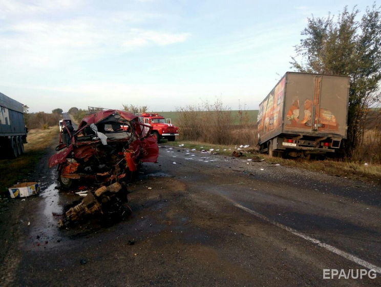 В Одесской области в столкновении трех грузовиков погиб человек