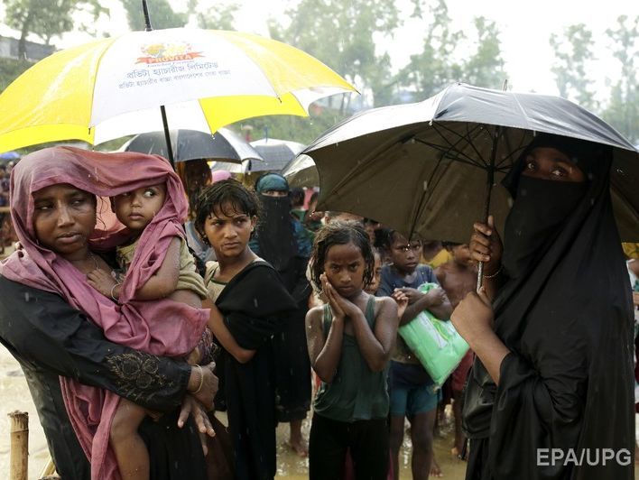 ﻿У Бангладеш із М'янми втекло 817 тис. представників рохінджа