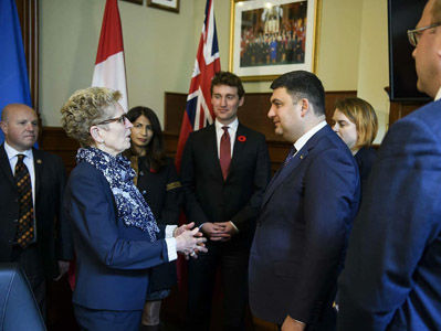 ﻿Наступного року між Києвом і Торонто відкриють пряме авіасполучення – Гройсман