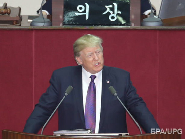 Трамп из-за сильного тумана не смог посетить демилитаризованную зону между Южной Кореей и КНДР