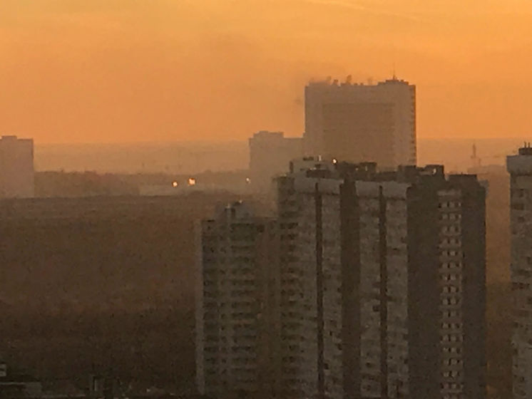 В Москве горит объект Службы внешней разведки России