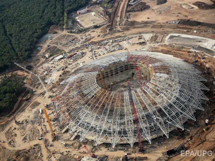 ﻿У Росії на будівництві стадіону для футбольного чемпіонату світу вкрали 2 млрд руб. – підрядник