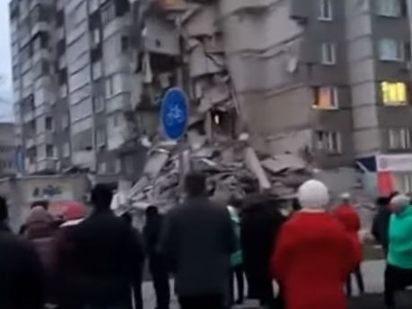 ﻿Наслідки вибуху будинку в Іжевську. Відео