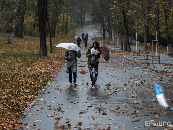 ﻿В Україні на 12 листопада оголошено штормове попередження