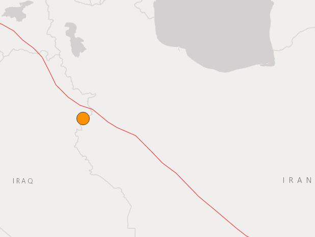 ﻿В Іраку стався землетрус магнітудою 7,3