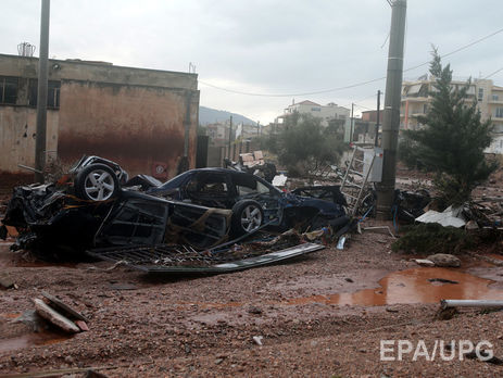 ﻿Наслідки масштабної повені у Греції. Фоторепортаж