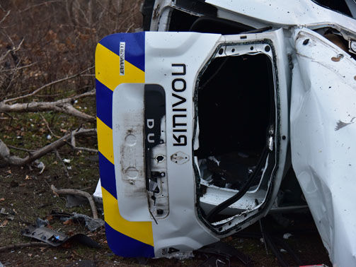 ﻿Підрив автомобіля з поліцейськими в Донецькій області кваліфікували як теракт