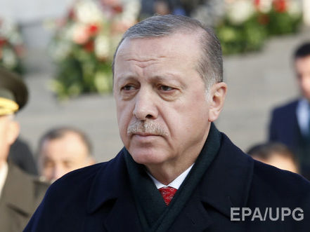 ﻿Ердоган відмовився прийняти вибачення за своє фото на стенді "ворогів" на навчаннях НАТО