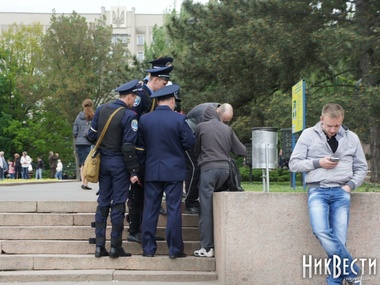В Николаеве задержали вооруженных провокаторов