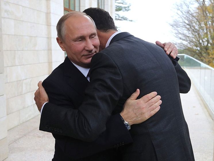 ﻿У Держдепартаменті США заявили, що обійми Путіна та Асада – доказ відповідальності Росії за дії влади Сирії