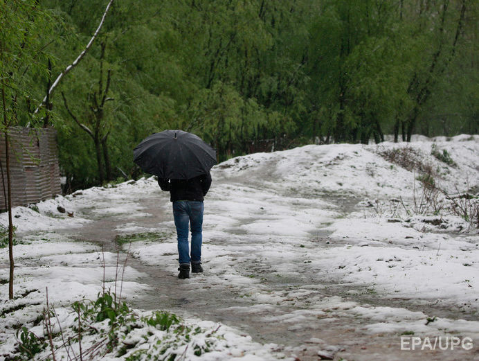 ГСЧС предупредила о дождях и мокром снеге в западных регионах Украины 27 ноября
