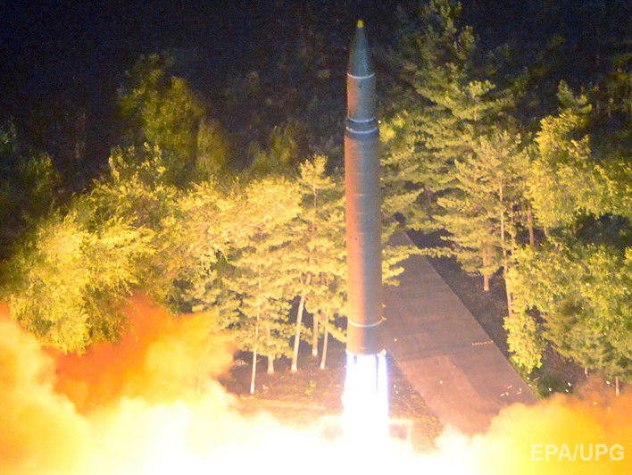 ﻿Північнокорейська ракета пролетіла 1000 км і впала неподалік від Японії