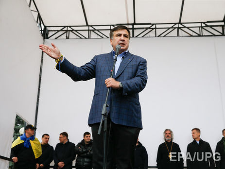 ﻿Саакашвілі про Вакарчука: Йому, напівбогу, доведеться опуститися на землю. Чи витримає він тяжкість землі?