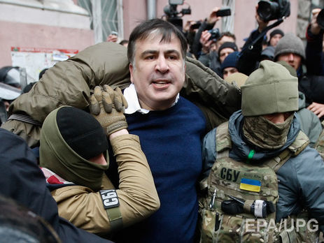 Задержание Саакашвили на крыше. Лучшие коубы