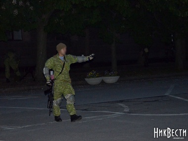 В Николаеве украинские военные провели учения по обороне административных зданий. Фоторепортаж