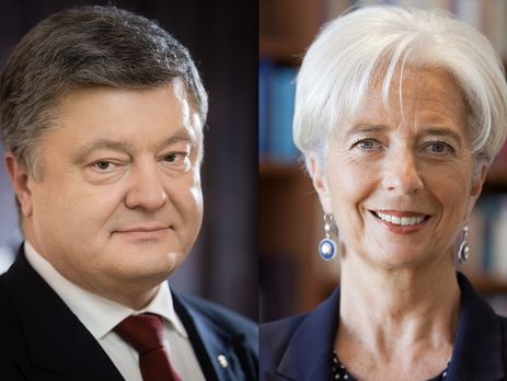Порошенко и Лагард обсудили создание антикоррупционного суда в Украине