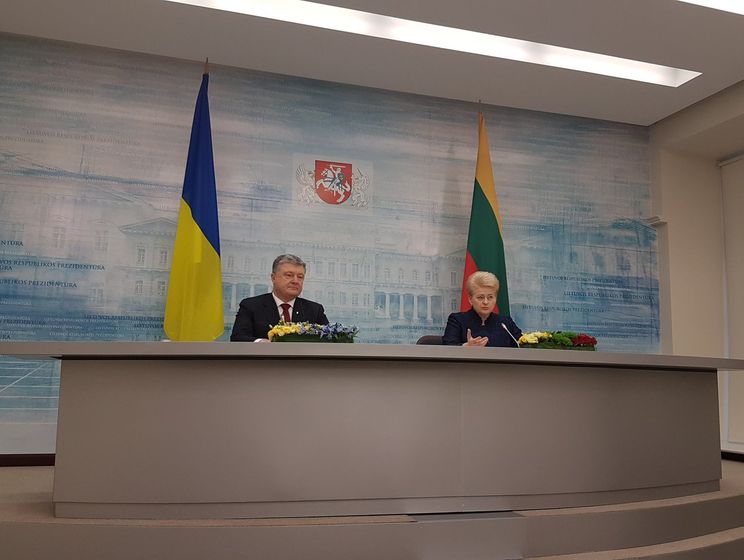Порошенко обсудил с Грибаускайте возможность расширения представительства Литвы в наблюдательной миссии ОБСЕ на Донбассе