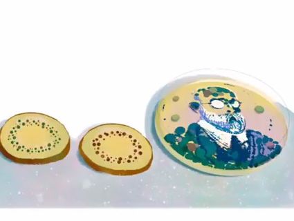 Google посвятил дудл немецкому врачу и микробиологу Коху