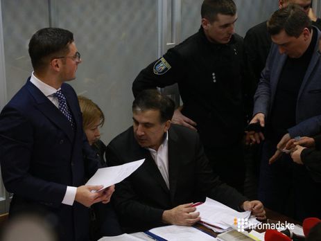 Саакашвили заявил, что перед задержанием 5 декабря прокурор давал честное слово, что его повезут к Луценко поговорить