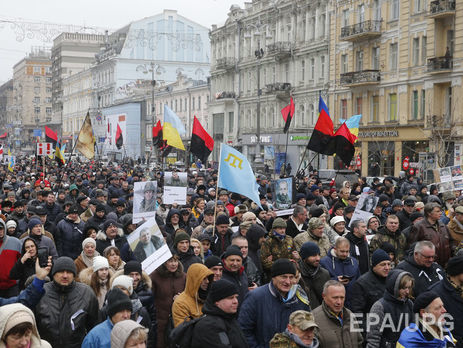 Саакашвили выступил перед протестующими, обвинив генпрокурора Луценко в предательстве
