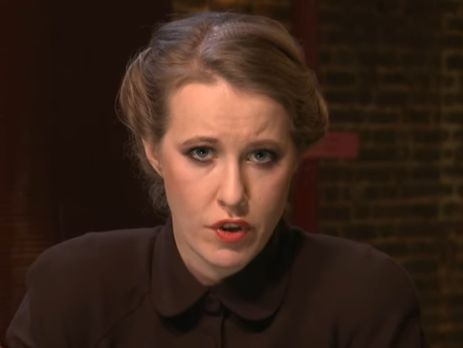 Собчак проводит пресс-конференцию для украинских СМИ. Видеотрансляция