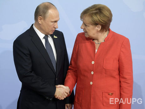 Путін і Меркель телефоном обговорили можливість відновлення роботи СЦКК на Донбасі