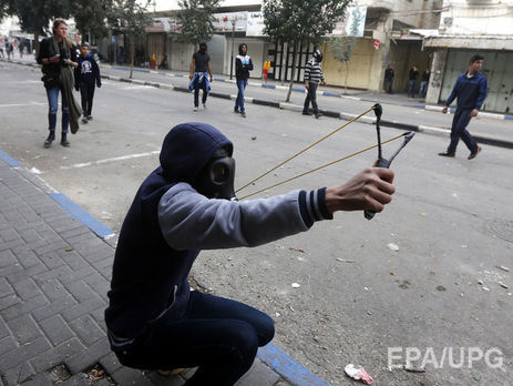 В Хевроне произошли стычки палестинских демонстрантов с израильскими силовиками. Фоторепортаж