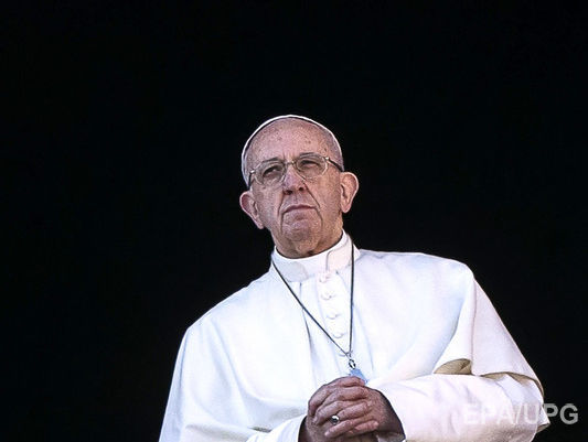Папа римский в рождественском послании вспомнил о детях, страдающих из-за конфликта в Украине