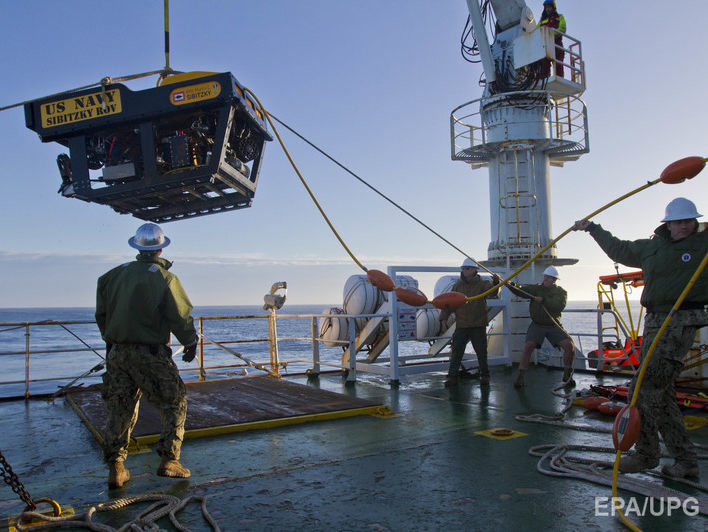 У зоні пошуку аргентинського підводного човна San Juan зафіксували три невідомі об'єкти