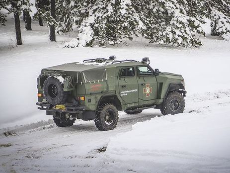 Нацгвардия испытала новый бронеавтомобиль 