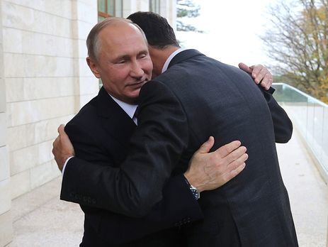 Путін пообіцяв подальшу підтримку Асадові в Сирії