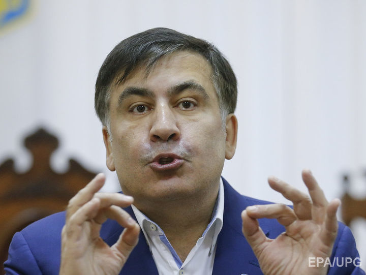 Саакашвили заявил о сотрудничестве против него Путина и Порошенко
