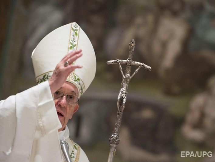 Папа римський привітав християн, які святкують Різдво за юліанським календарем