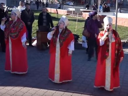 В аннексированном Симферополе в Рождество пели украинские колядки