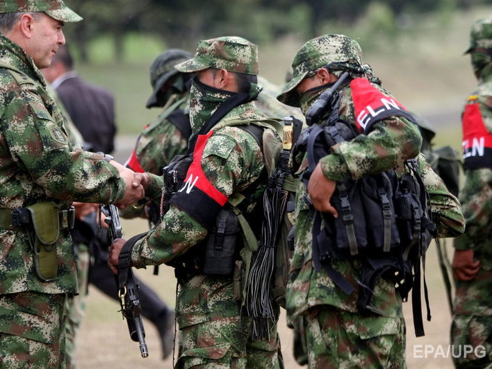 Ліворадикальне угруповання ELN поновило бойові дії в Колумбії