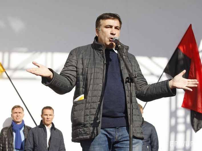 Саакашвілі поки не буде відновлювати марші "За імпічмент" у Києві