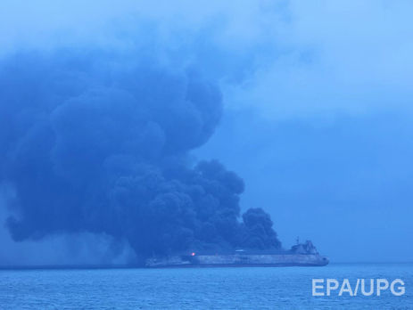 Уся команда іранського танкера Sanchi загинула після зіткнення із суховантажем