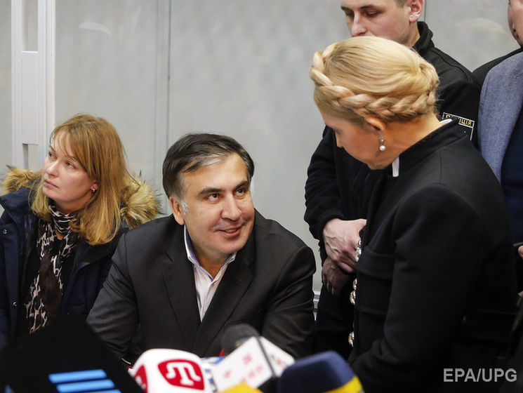 Саакашвили: Не вижу у Порошенко ни одного шанса на победу на выборах. Юля его просто разорвет