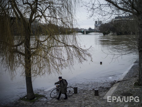 Річка Сена в Парижі вийшла з берегів через дощі. Фоторепортаж