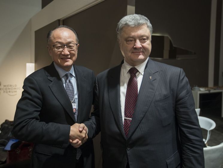 Президент Всемирного банка в ходе встречи с Порошенко заявил о готовности организации продолжать поддерживать Украину