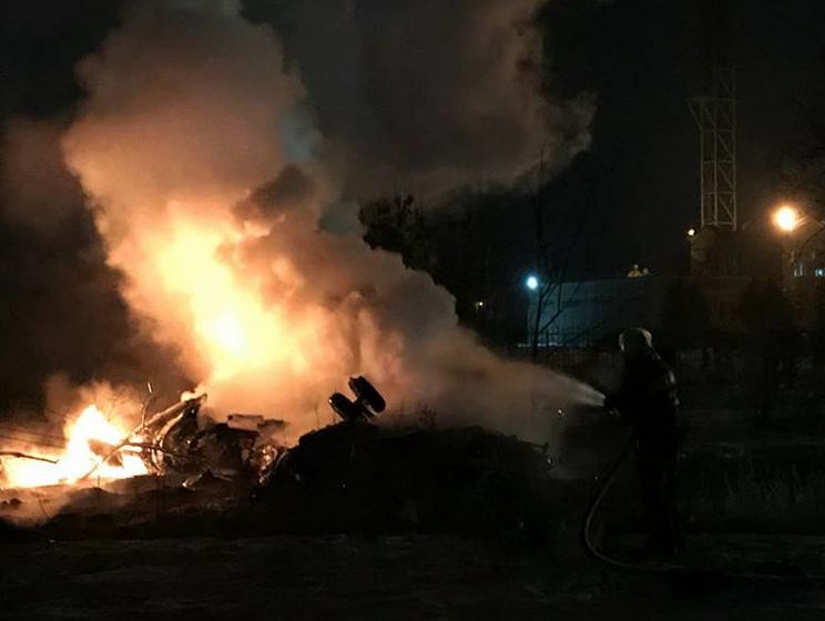 Унаслідок падіння вертольота в Кременчуці загинуло чотири людини – ДСНС