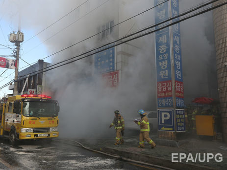 В Южной Корее в результате пожара в больнице погиб 41 человек. Фоторепортаж