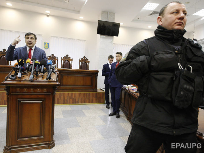 Судьи удалились в совещательную комнату для принятия решения по апелляции ГПУ на отказ отправить Саакашвили под домашний арест