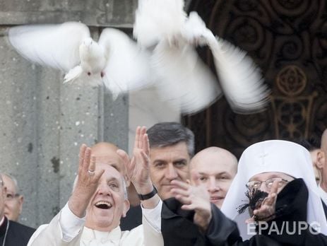 Папа римский встретился с украинской общиной в Италии. Фоторепортаж