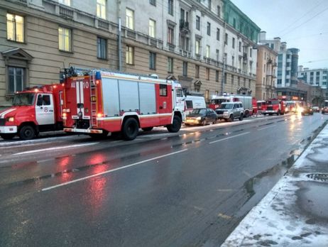 В Санкт-Петербурге загорелось здание Военно-космической академии