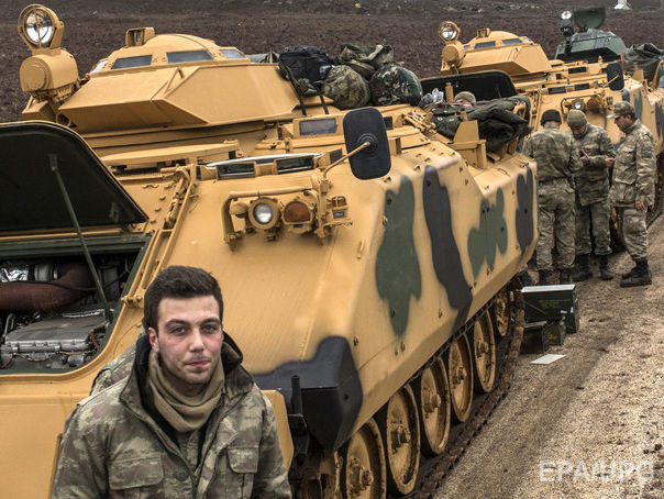 Турецькі військові заявили, що в межах операції "Оливкова гілка" знищили 597 терористів